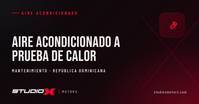 Aire acondicionado del carro en el calor de RD: cuidados y fallas