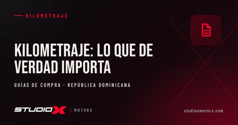 ¿Cuántos kilómetros son muchos para un carro usado?
