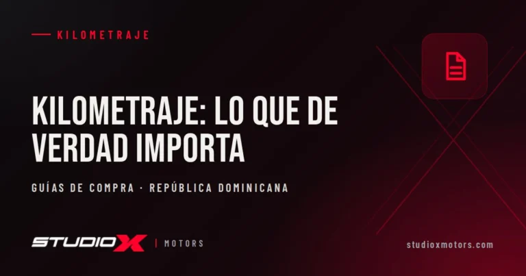 ¿Cuántos kilómetros son muchos para un carro usado?